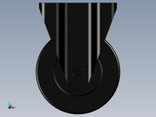 脚轮脚杯3D  J-CPK01-D150-RA.x_t前视缩略图