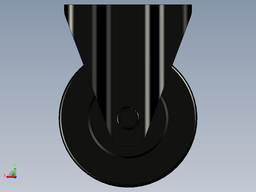 脚轮脚杯3D  J-CPK01-D150-RA.x_t后视图