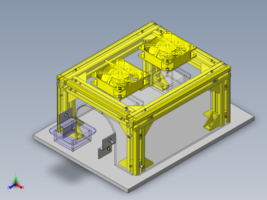 在搬运皮带输送机上冷却工件
