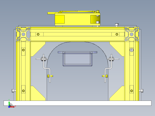 在搬运皮带输送机上冷却工件前视缩略图