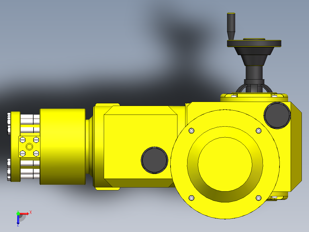 比例加药泵俯视图