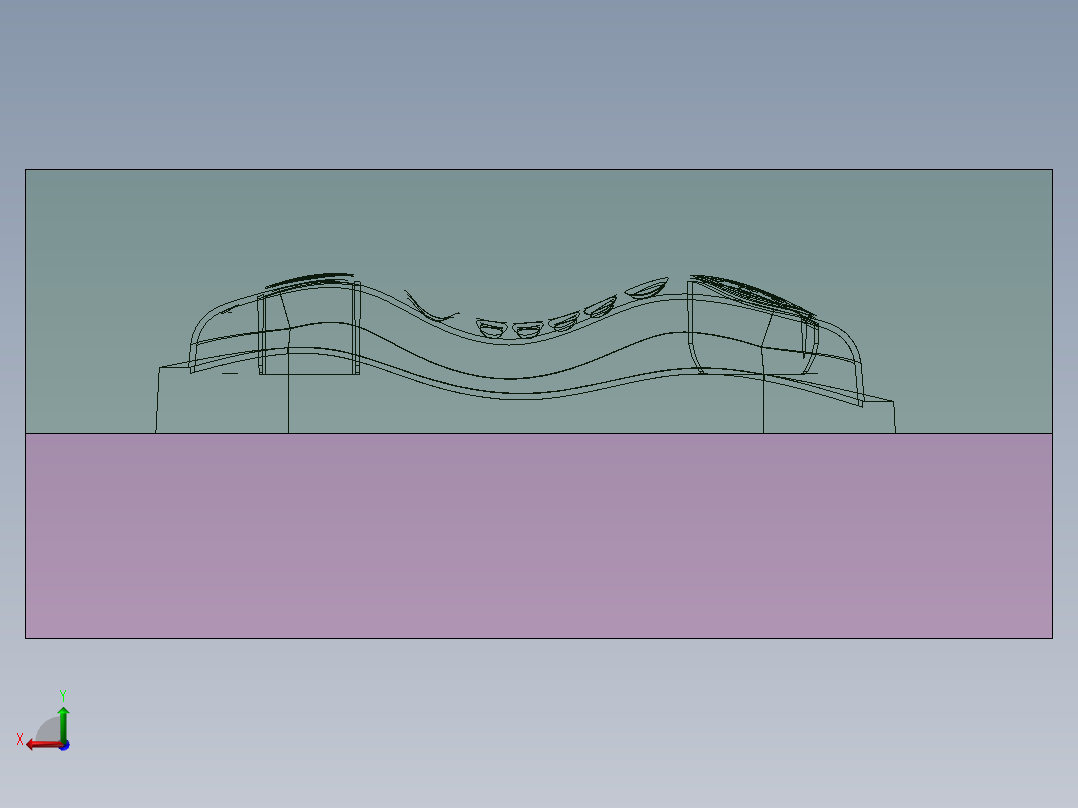 电话受话器全套模型模具后视图