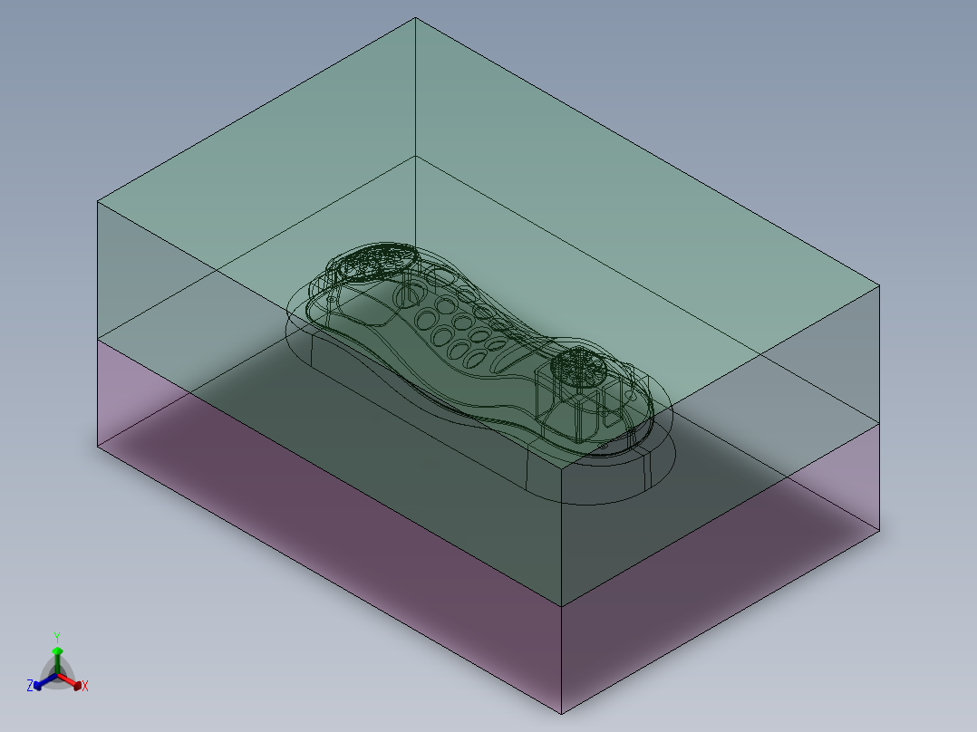 电话受话器全套模型模具正等轴测图