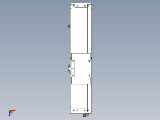 Toyo东佑达直线模组-ECH14-250-M-C4反.stp；.ste；俯视缩略图