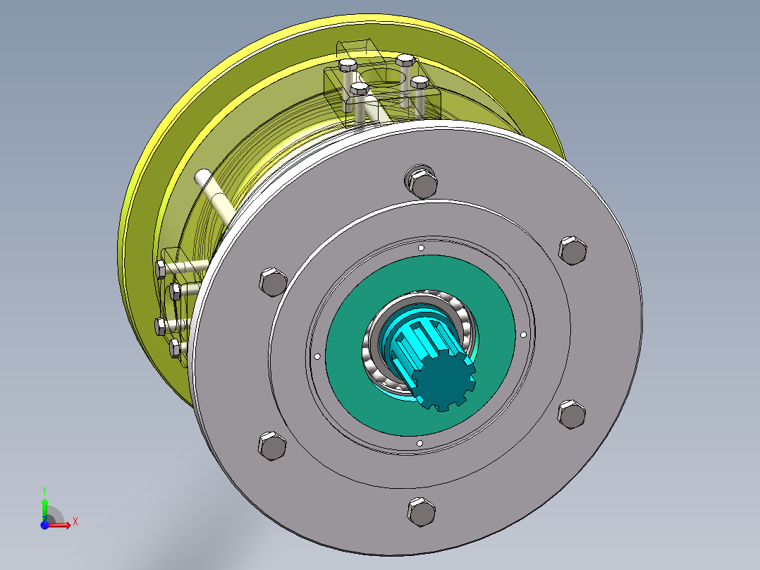 热回式液氮车加载器设计前视图