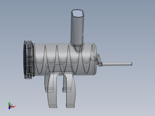 绞肉机3D模型_SolidWorks设计_iges(igs)_Sldprt_Sldasm文件下载