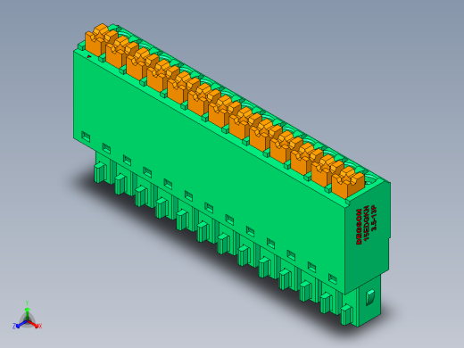 DEGSON 15EDG 系列 3.5mm 插拔式接线端子 FullPack-15EDGKN-3.5-13P-14-00AH