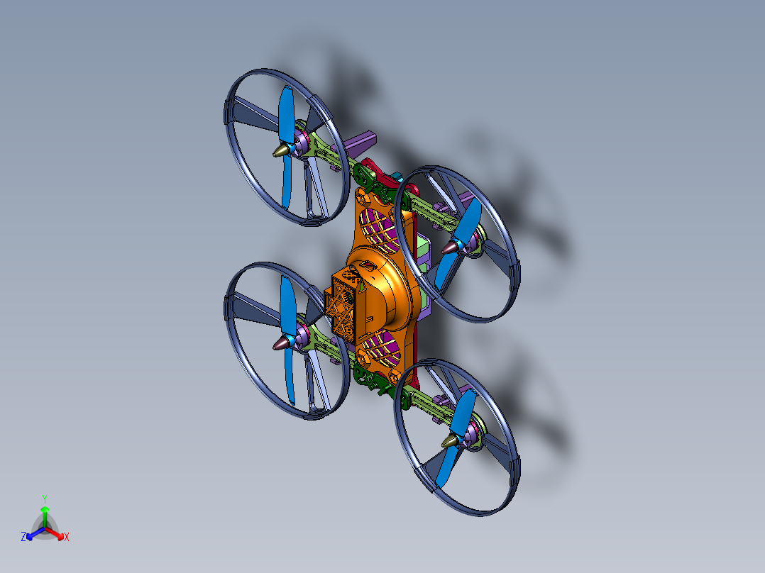 螺旋桨保护罩防护圈四轴飞行器