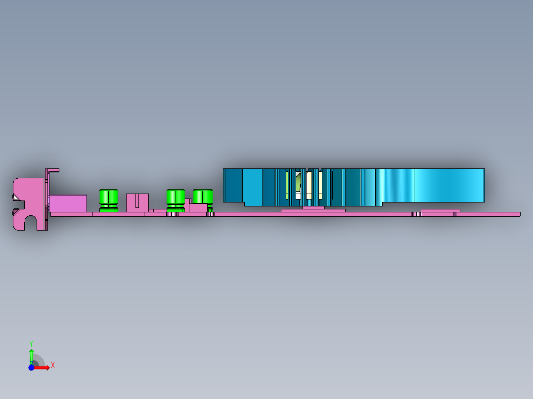 英伟达入门级显卡GT1030前视图
