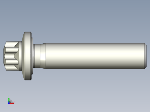 六角螺钉-Hexalobular_screw-M16-70-62-18-30-18.stp前视缩略图