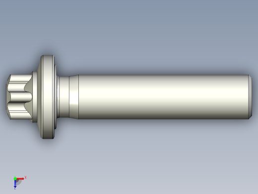 六角螺钉-Hexalobular_screw-M16-70-62-18-30-18.stp俯视缩略图