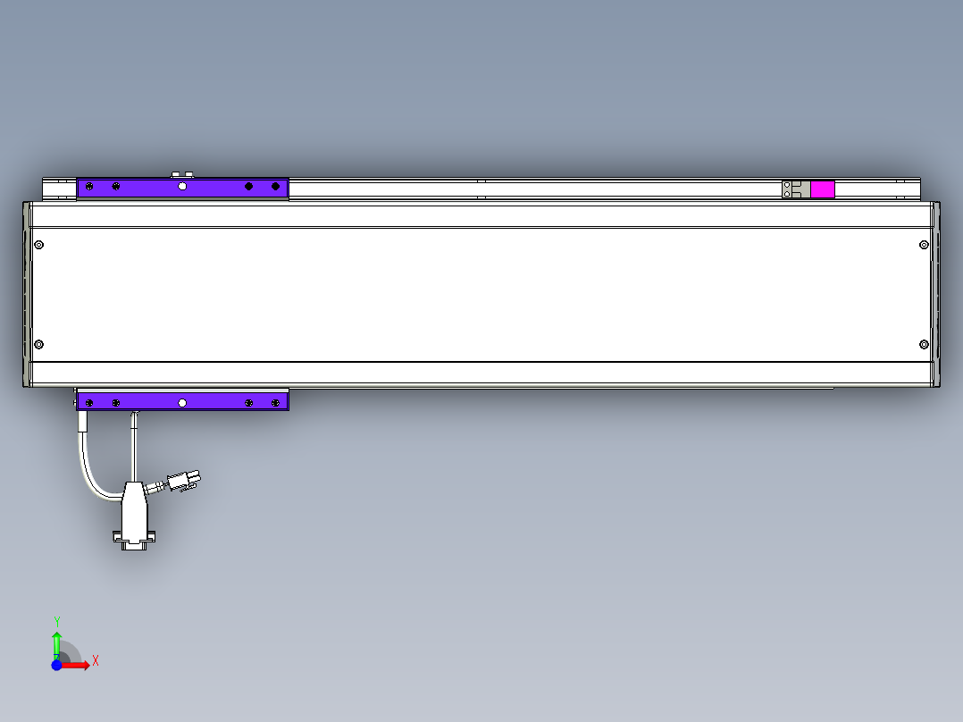 威洛博VL系列直线电机模组-VL14S2-S450前视图
