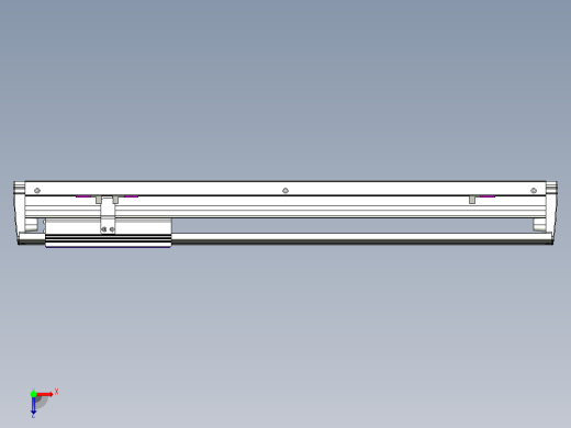 威洛博VL系列直线电机模组-VL14S2-S450俯视缩略图