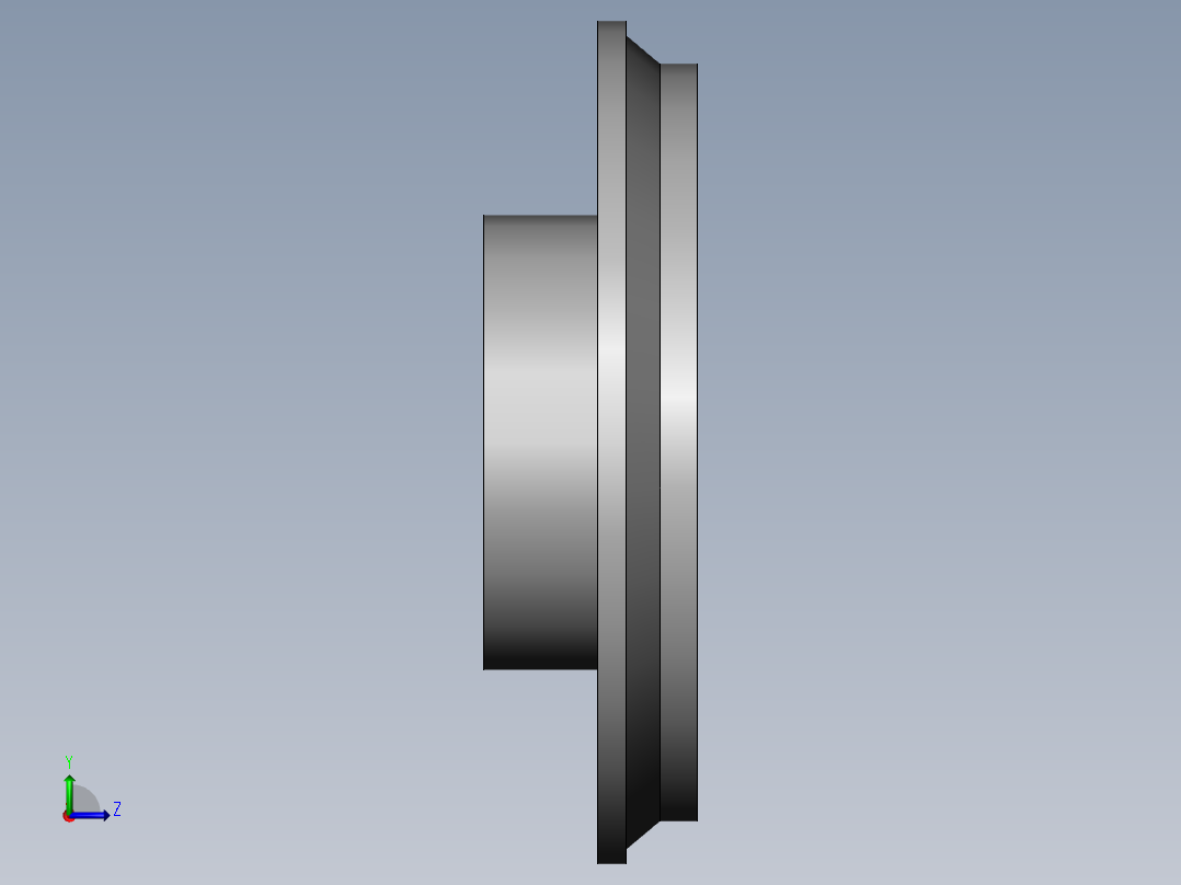 咖啡研磨机防尘罩左视图