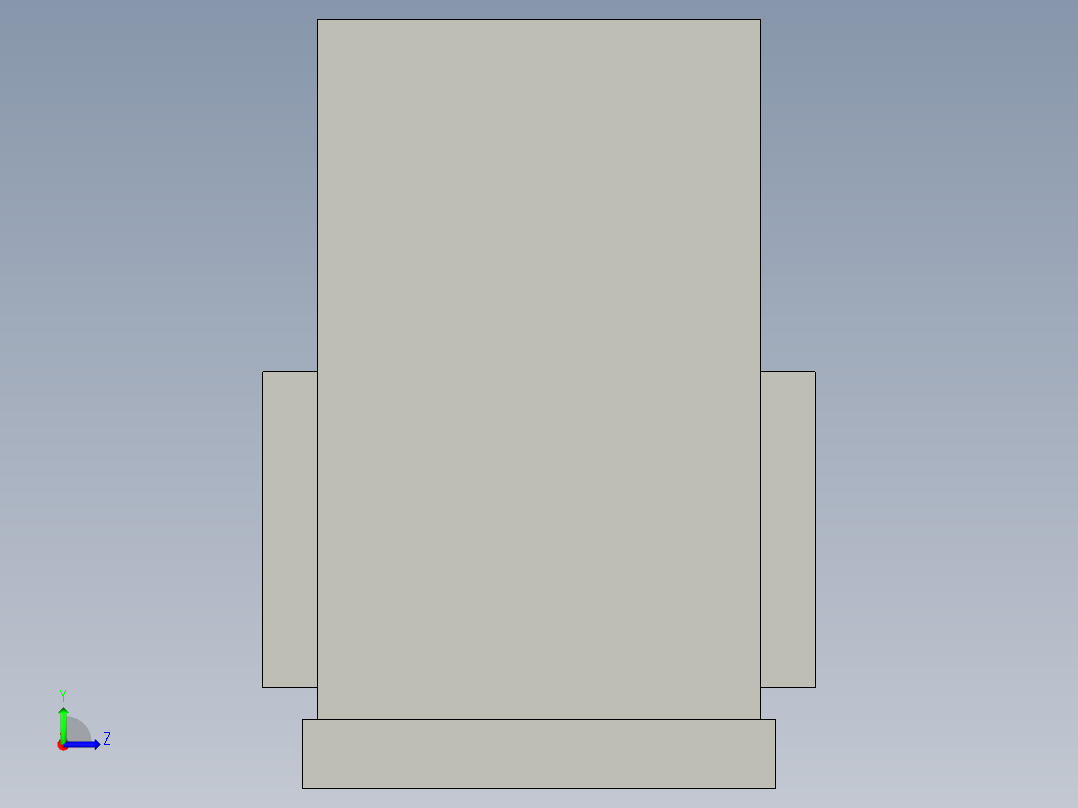 基恩士RD-50_kc图纸模型左视图