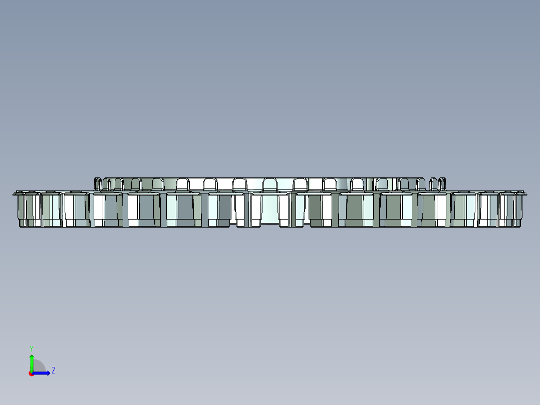 627定子装配夹具组装机UG设计左视图