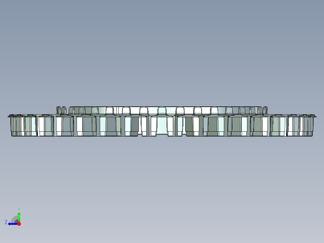 627定子装配夹具组装机UG设计右视图