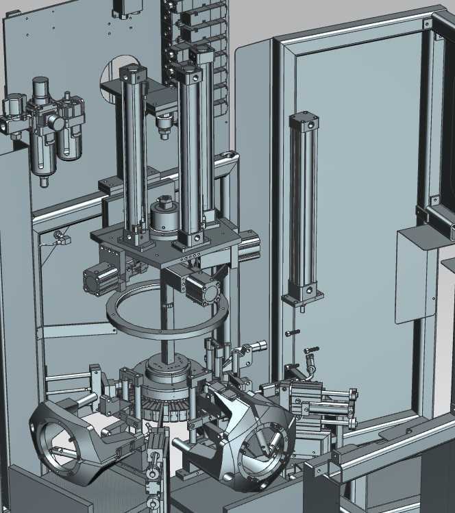 627定子装配夹具组装机UG设计
