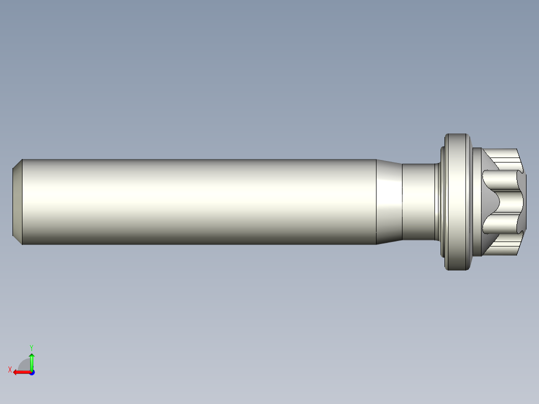 六角螺钉-Hexalobular_screw-M4-20-17-4-6.4-5.stp后视图