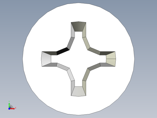 m3-13-to-40-沉头自攻螺丝-Screw M3 x 35 for Wood.STEP前视缩略图
