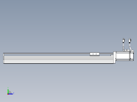 东锦丝杆传动-直线滑台模组DH60-L10-S500-BC-T400-C3左视缩略图