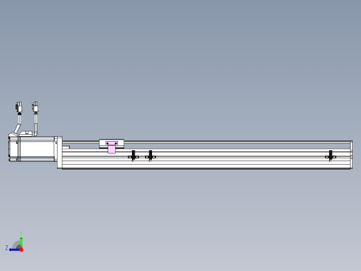 东锦丝杆传动-直线滑台模组DH60-L10-S500-BC-T400-C3右视缩略图