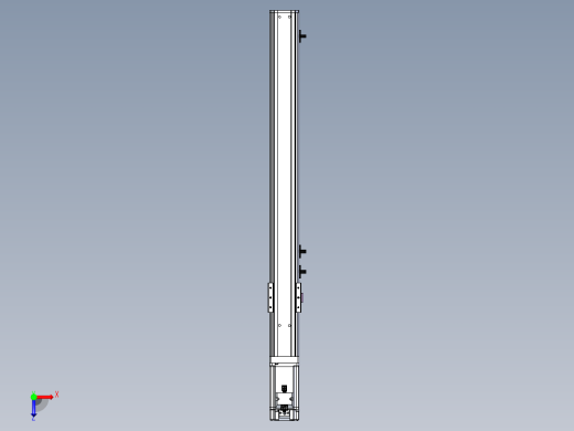 东锦丝杆传动-直线滑台模组DH60-L10-S500-BC-T400-C3俯视缩略图