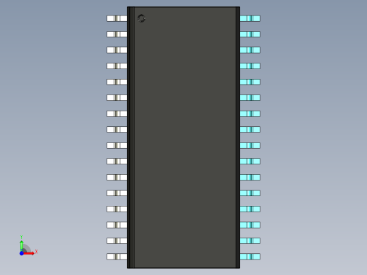 元器件3D封装SOIC32X51前视缩略图