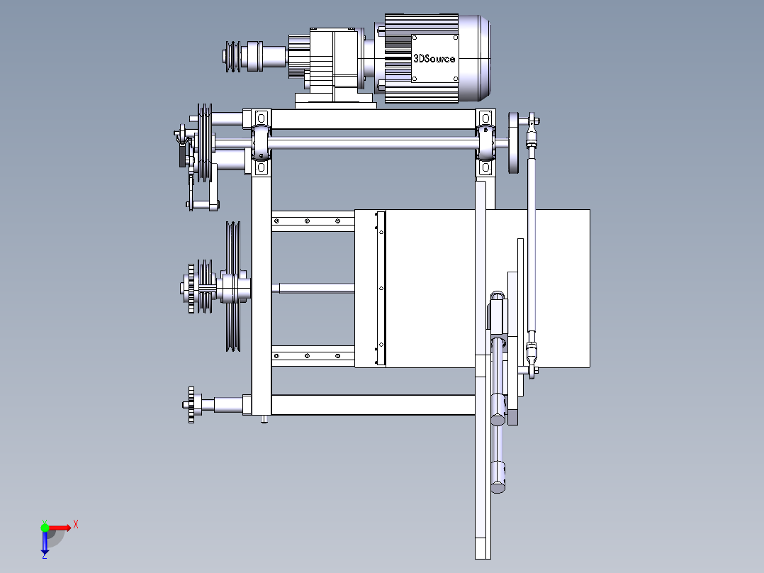 基于CATIA的土豆切片机结构设计-含三维catia俯视图