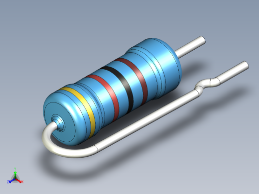无源元件封装-RES-0.5W-V-MF