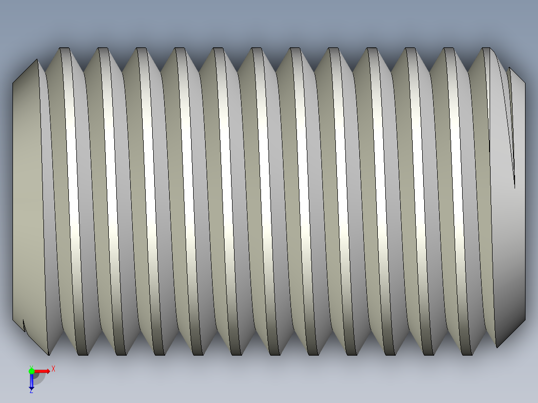 DIN 913-ISO 4026 固定螺钉-M24 L=40.STEP俯视图
