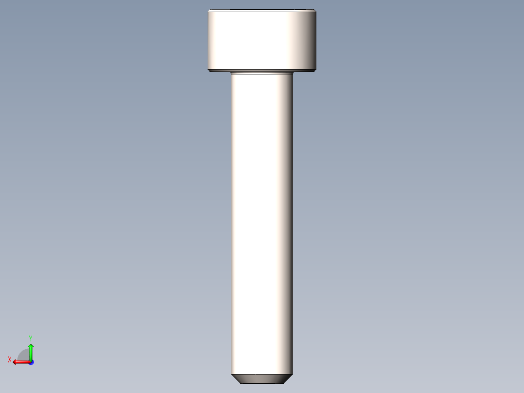 螺钉8.8 DIN 912后视图