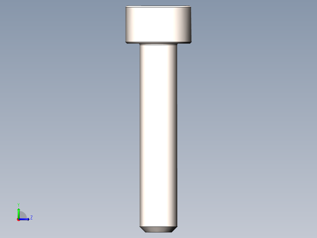 螺钉8.8 DIN 912左视图