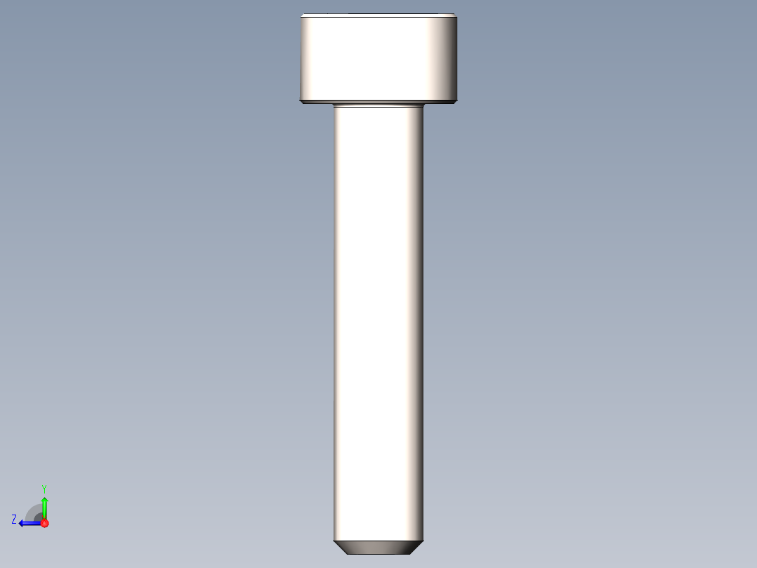 螺钉8.8 DIN 912右视图