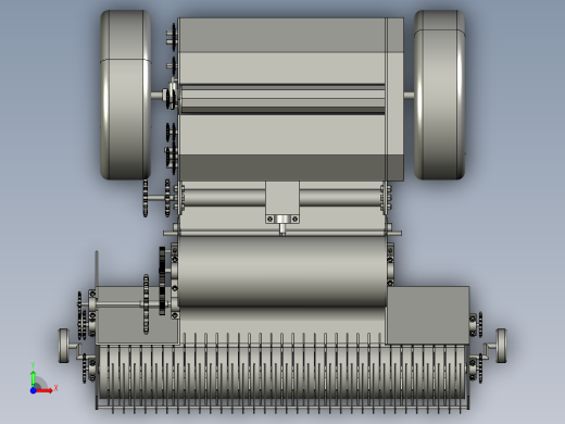秸秆打捆机三维前视缩略图