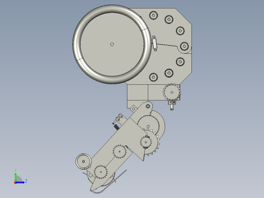 秸秆打捆机三维左视缩略图