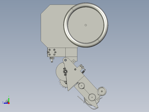 秸秆打捆机三维右视缩略图