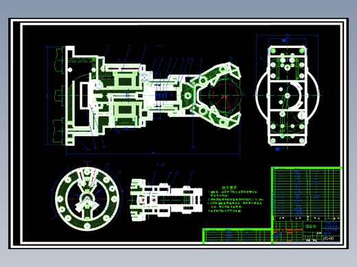JS165-浇注机械手结构设计