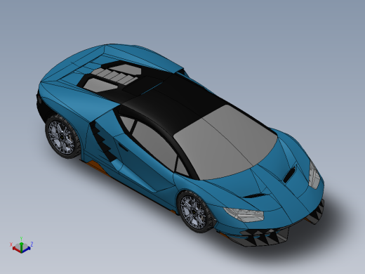 兰博基尼正等轴测缩略图