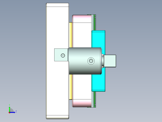 t100Chi-CNC1笔记本CNC工装夹具三维模型-1013左视缩略图