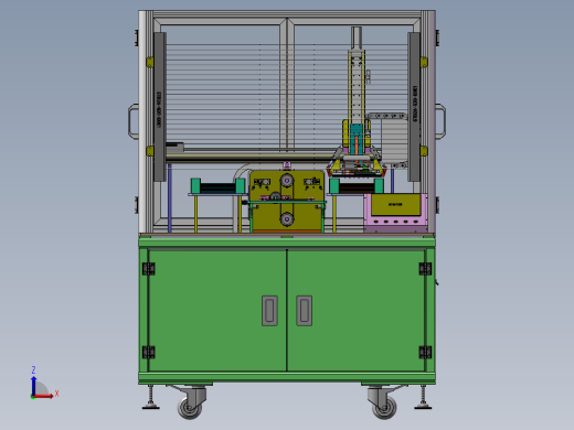 载具半自动翻板机（含工程图）sw17可编辑