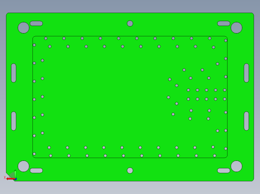 X3504-A笔记本CNC工装夹具三维模型-CNC1加镶块-220914后视图