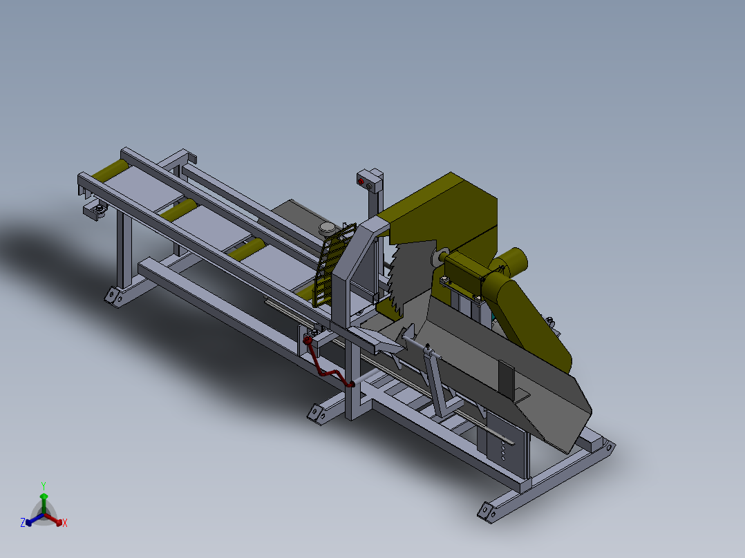圆木锯（木材切割机）