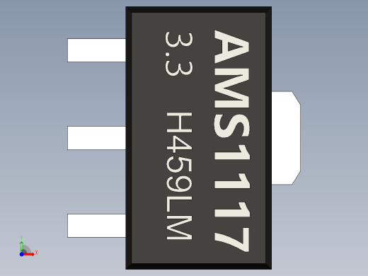 B3004402-ams1117 3.3V 电器元件前视缩略图
