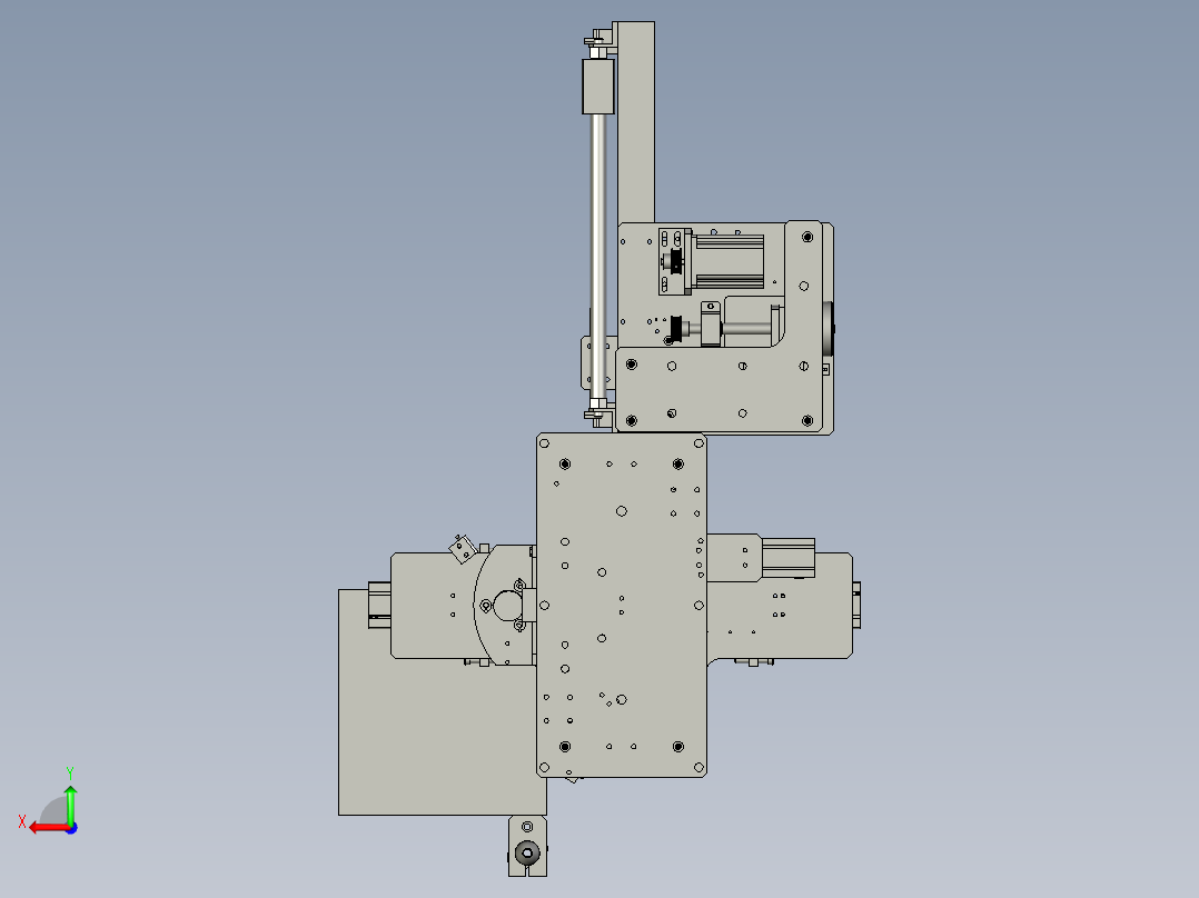 QGJT-压磁条机构后视图