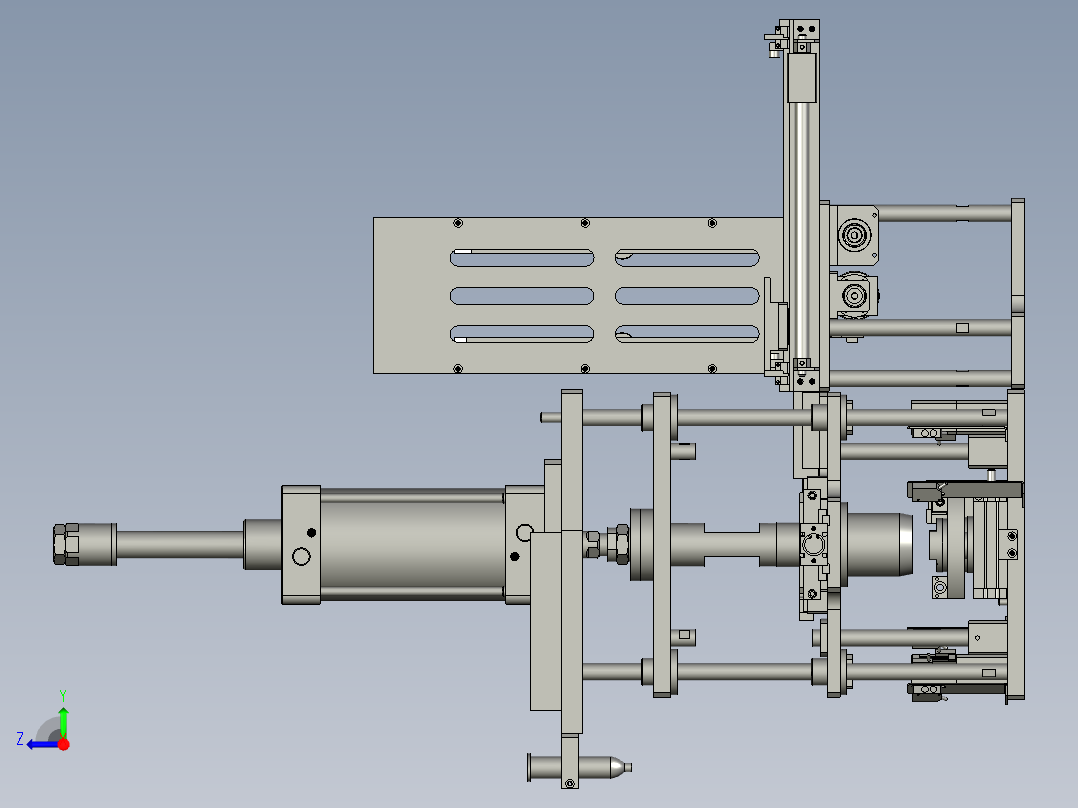 QGJT-压磁条机构右视图
