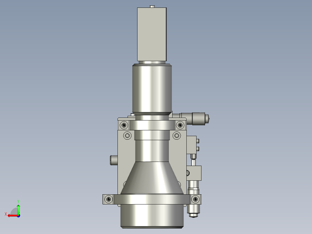 相机单元后视图
