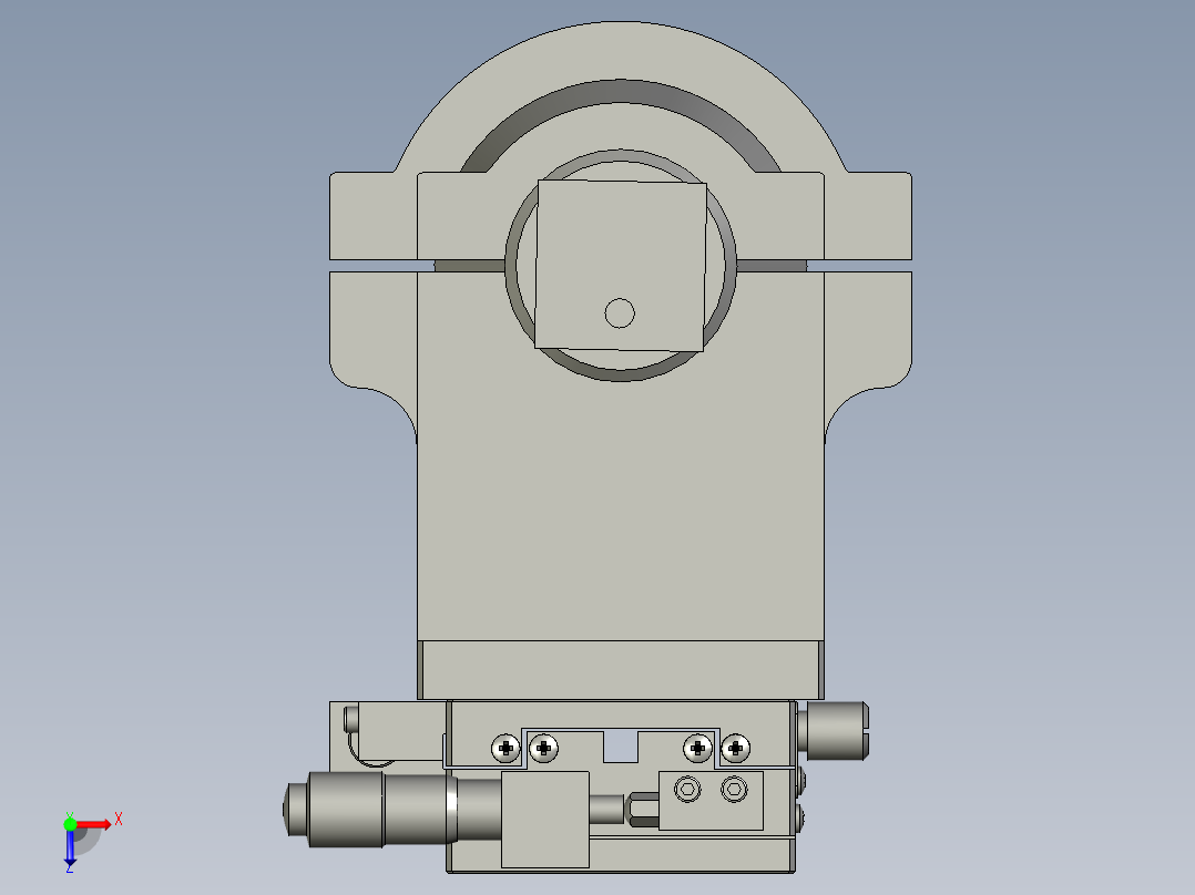 相机单元俯视图