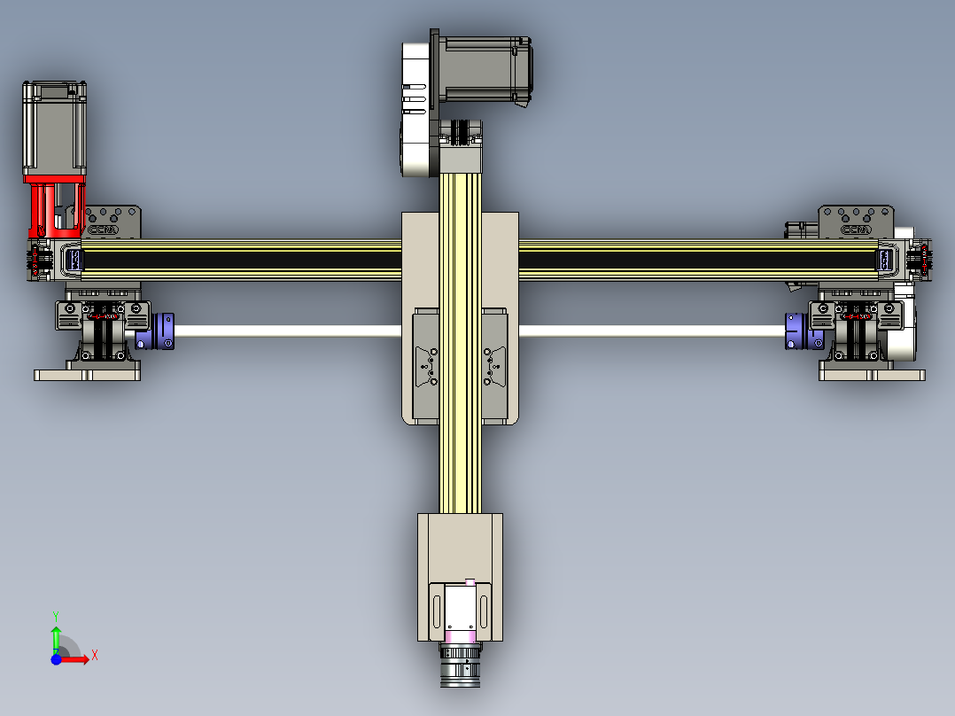 相机XYZ模组前视图