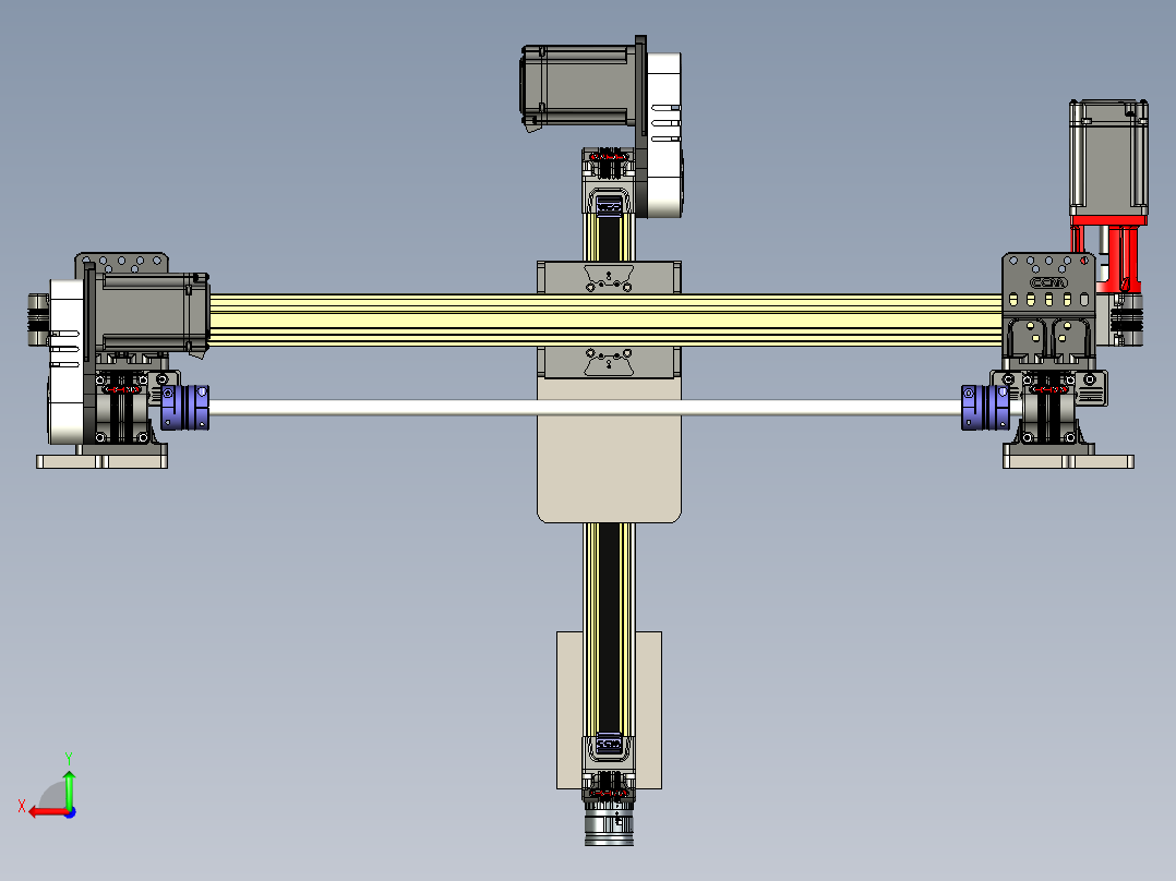 相机XYZ模组后视图